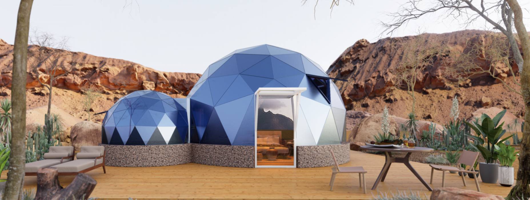 巴塘县球形智能光伏玻璃星空房